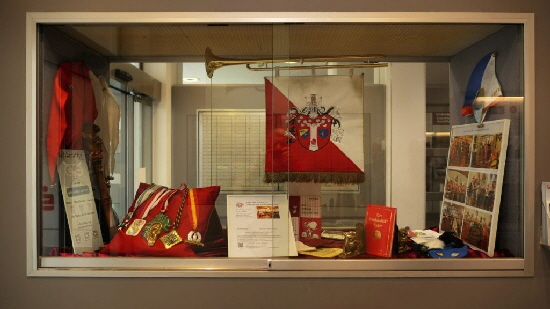 Vitrine der Sparkasse WM (1)